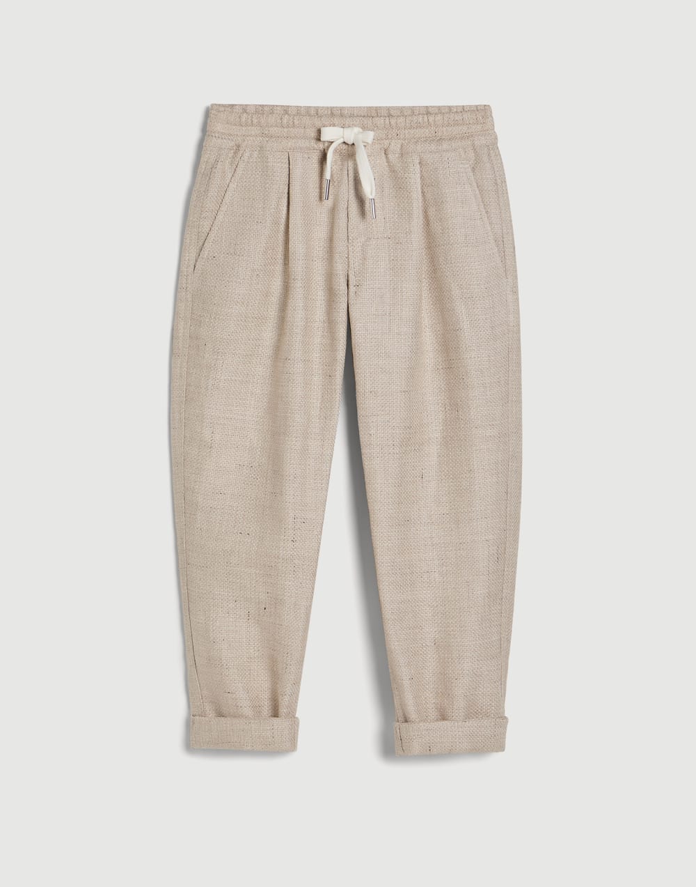 Hopsack trousers Buff Boys - Brunello Cucinelli
