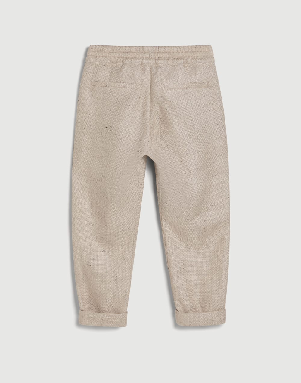 Hopsack trousers Buff Boys - Brunello Cucinelli
