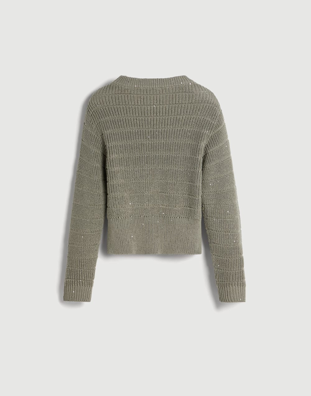 Cotton textured sweater Sage Girls - Brunello Cucinelli