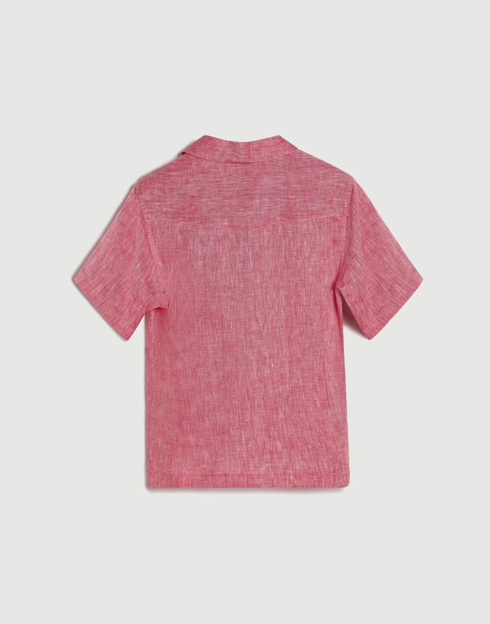 Shirt with camp collar Red Boys - Brunello Cucinelli