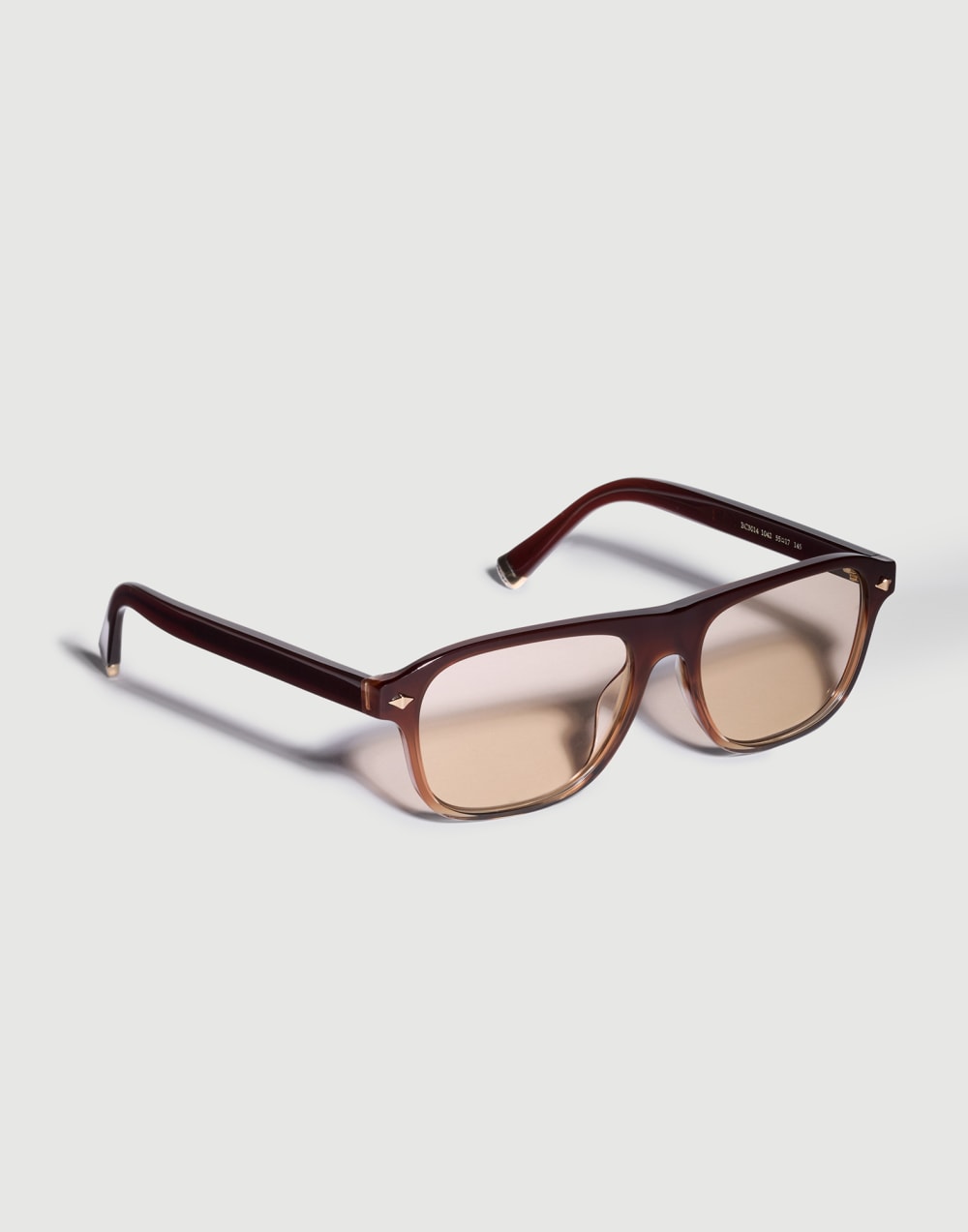Gafas aperitivo rectangulares de acetato Degradado marrón Gafas - Brunello Cucinelli
