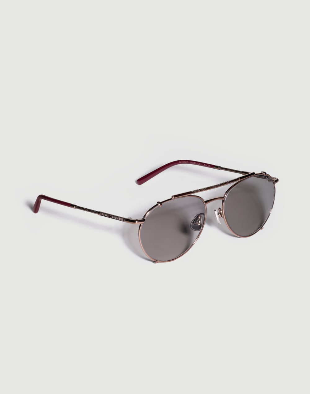 Sunglasses with polarized lenses Rose Gold Eyewear - Brunello Cucinelli