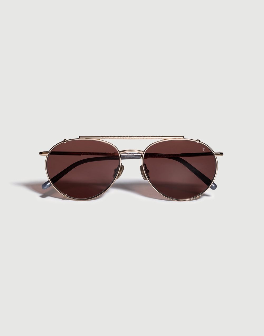 18k gold-plated sunglasses Gold Eyewear - Brunello Cucinelli
