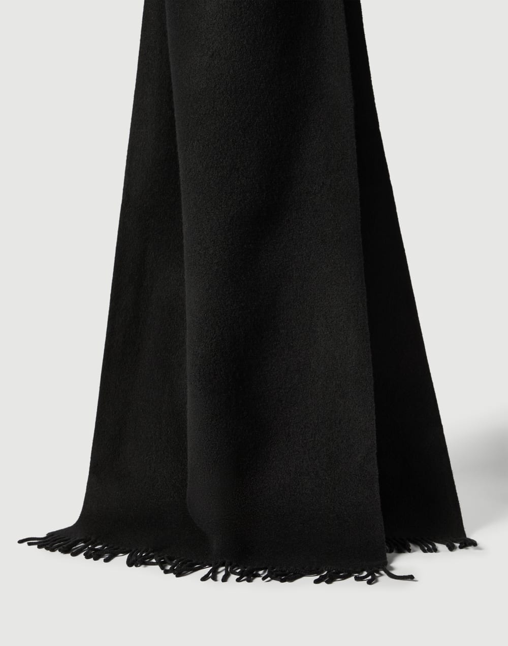 Knit scarf with hood Black Woman - Brunello Cucinelli