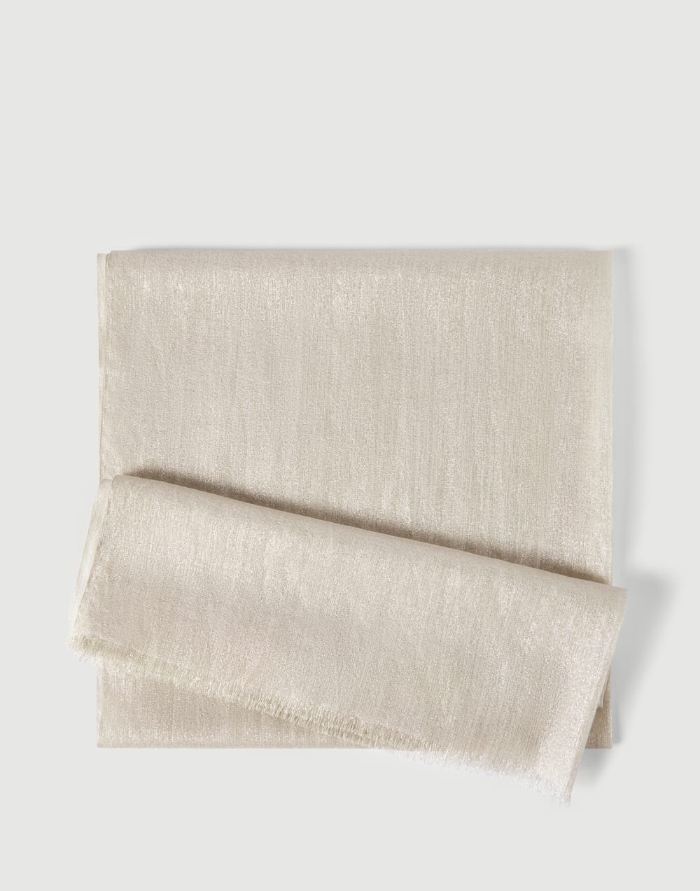 Sparkling scarf Pearl Grey Woman - Brunello Cucinelli