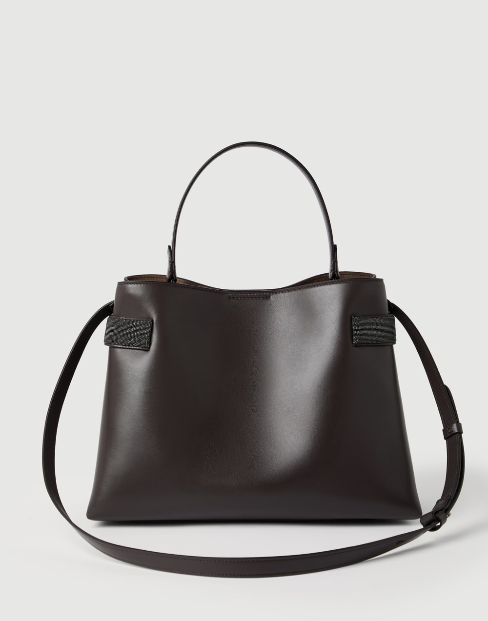 Essence Top-Handle-Tasche Rotbraun Damen - Brunello Cucinelli