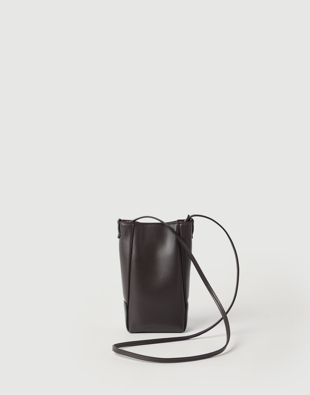 BC Duo phone holder Rust Brown Woman - Brunello Cucinelli