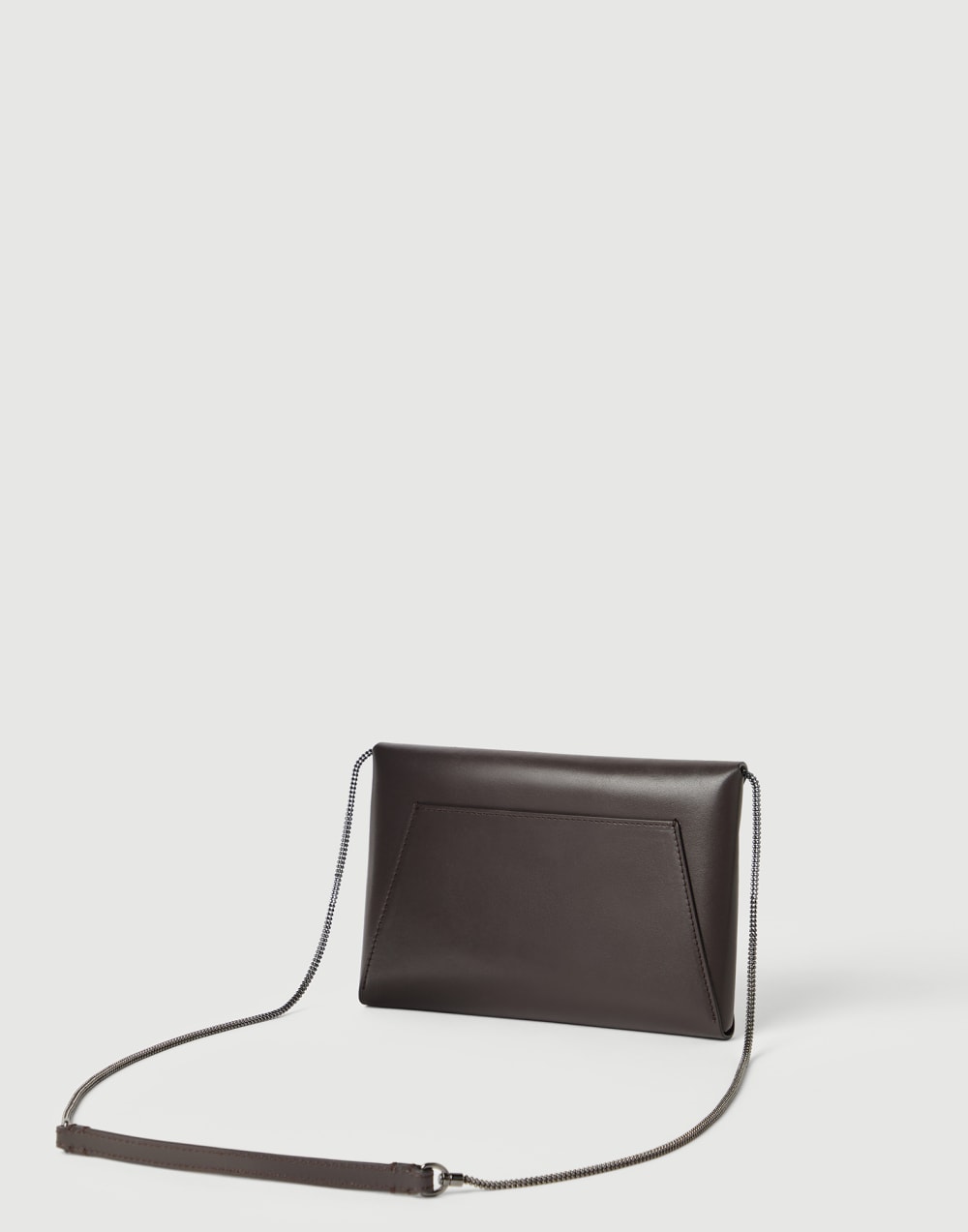 Calfskin BC Duo pochette Rust Brown Woman - Brunello Cucinelli