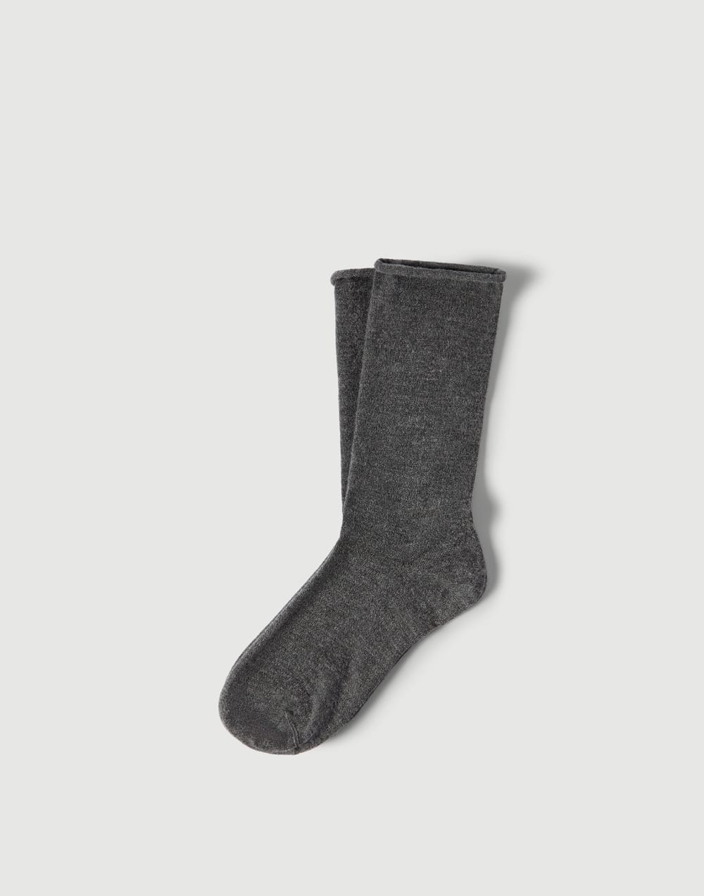 Cashmere knit socks Anthracite Woman - Brunello Cucinelli