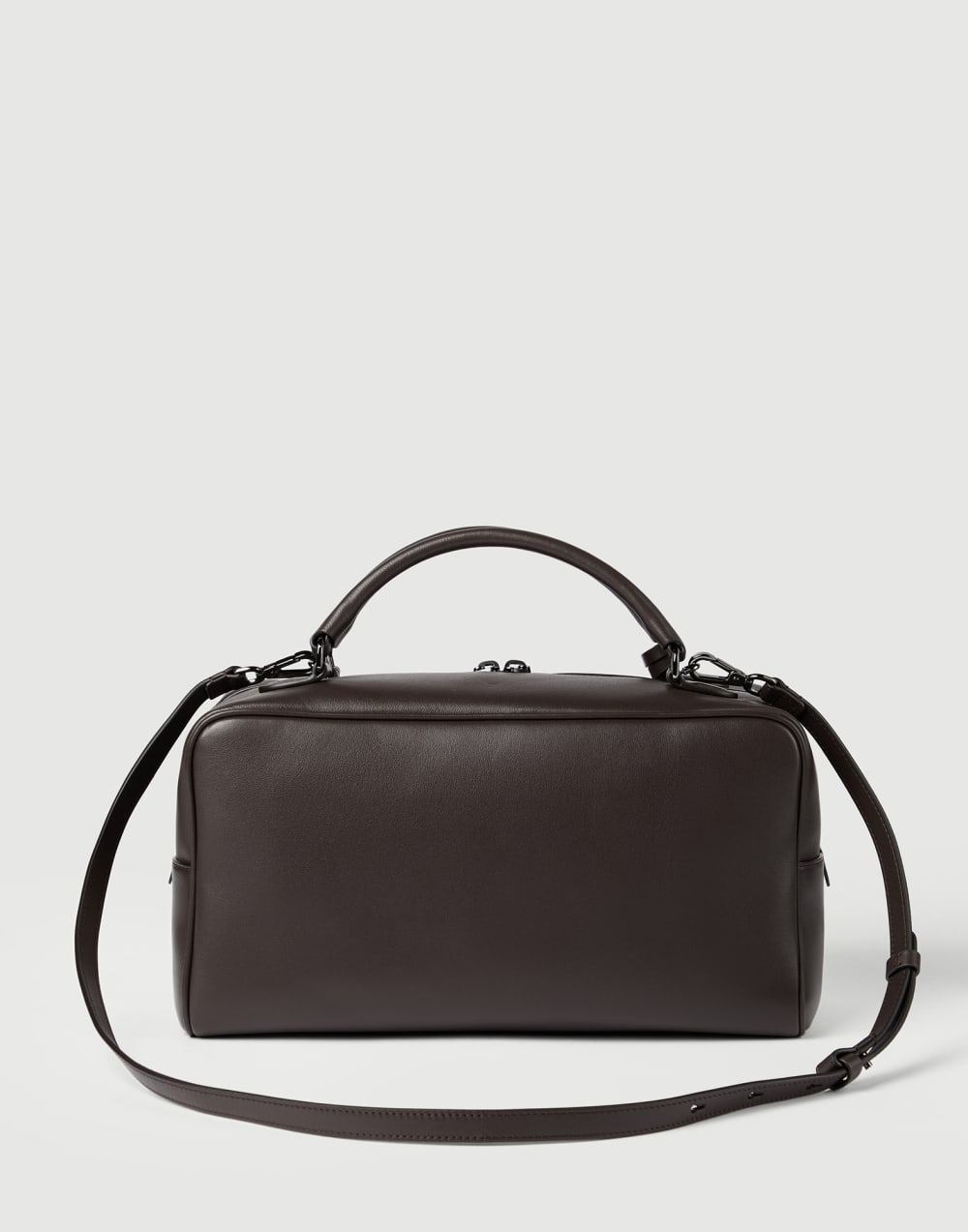 Nappa Boston Explorer bag Rust Brown Woman - Brunello Cucinelli