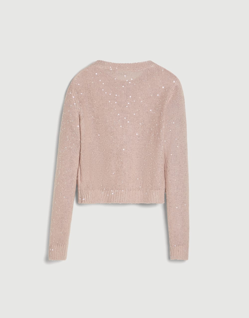 Linen and silk Diamond yarn cardigan Pink Girls - Brunello Cucinelli