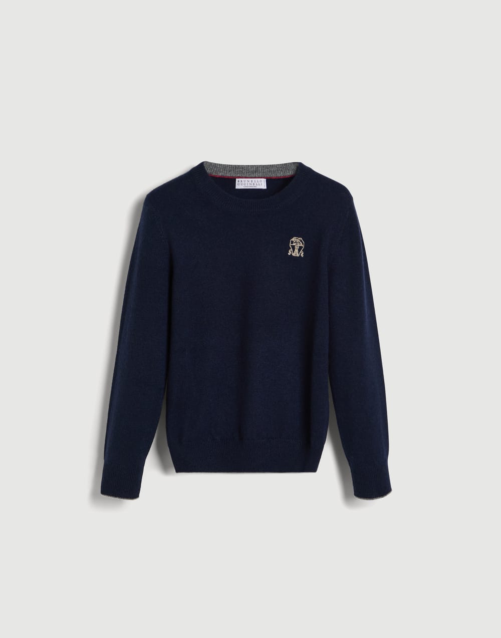Cashmere sweater Navy Blue Boys - Brunello Cucinelli