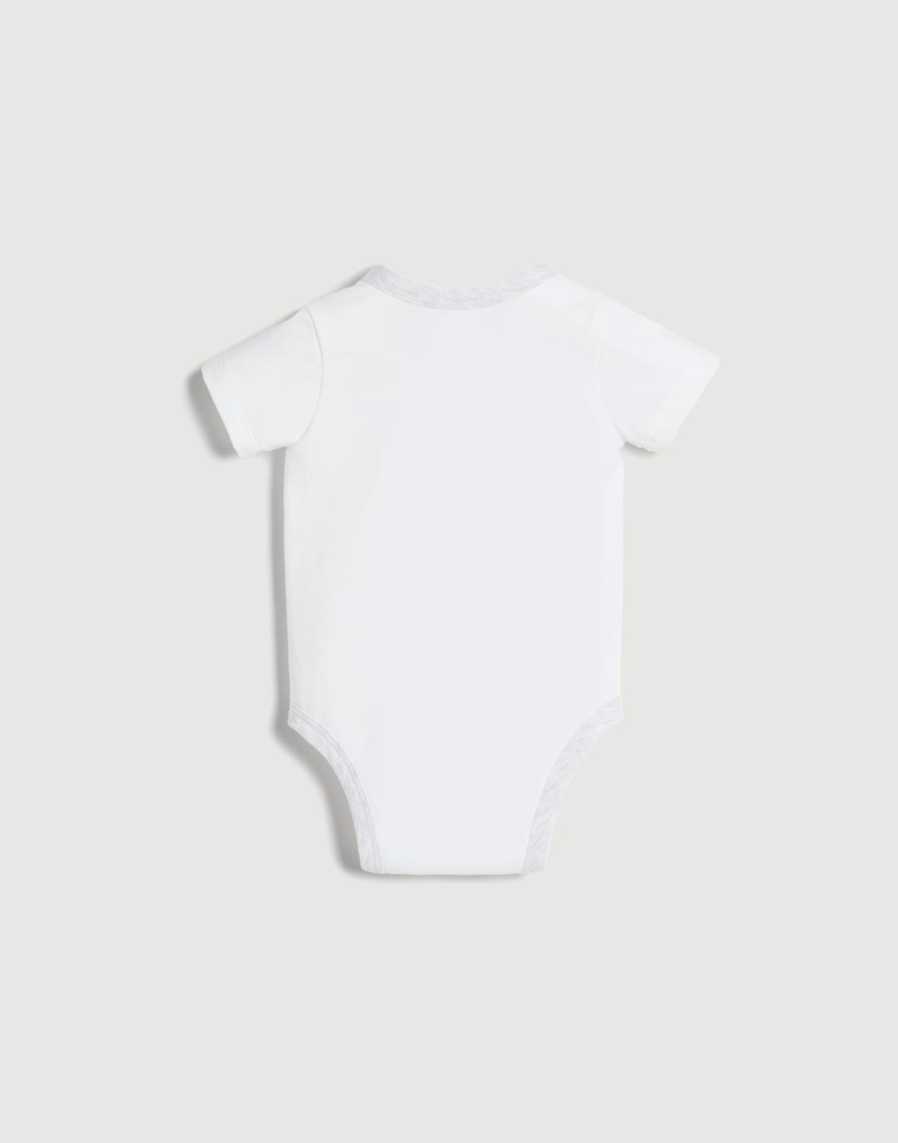 Baby Bernie bodysuit Light Grey Baby - Brunello Cucinelli