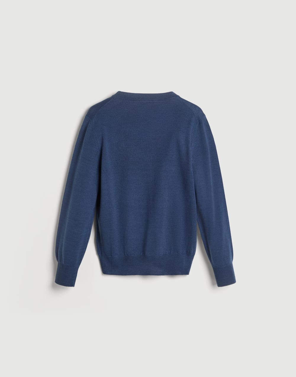 Lightweight sweater with embroidery Sky Blue Boys - Brunello Cucinelli