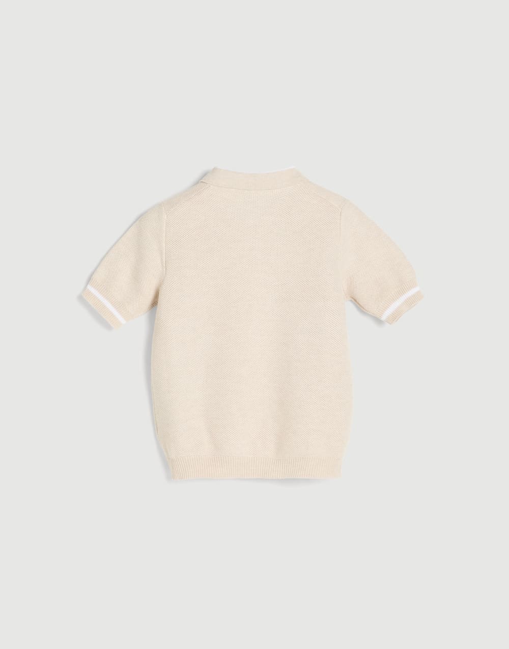 Baby Bernie polo shirt Sand Baby - Brunello Cucinelli