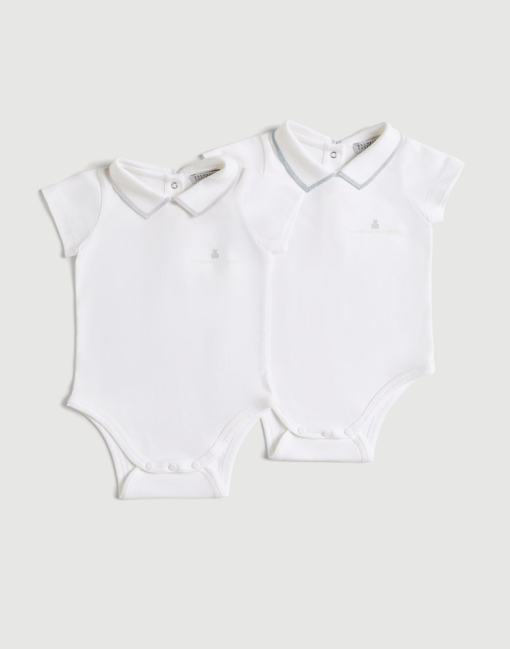 Baby Bernie 2-piece bodysuit set Sky Blue Baby - Brunello Cucinelli