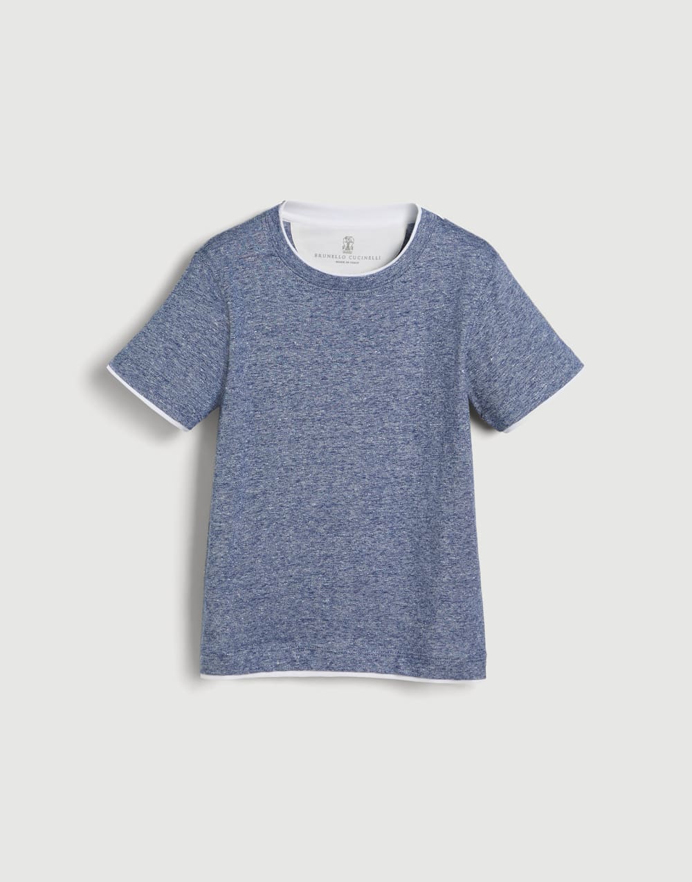 Tee-shirt en jersey Denim Garçon - Brunello Cucinelli