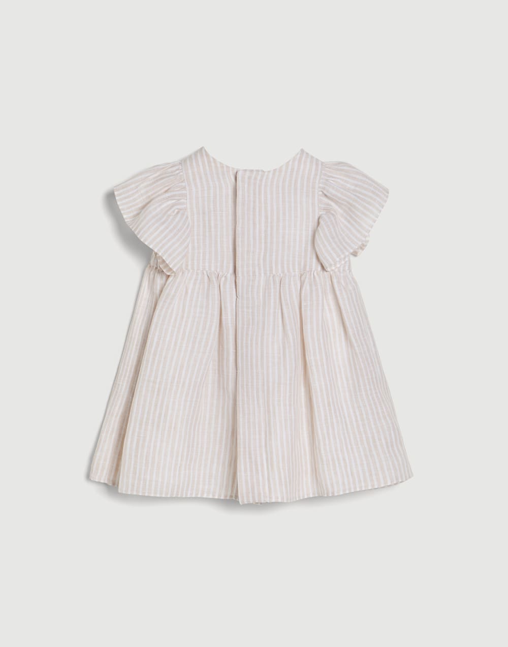 Baby Bernie dress set Oat Baby - Brunello Cucinelli