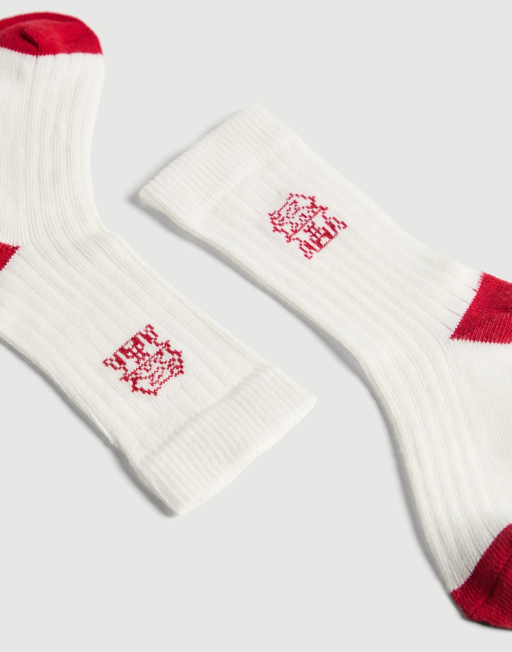 Rib knit socks with inlay Ruby Boys - Brunello Cucinelli