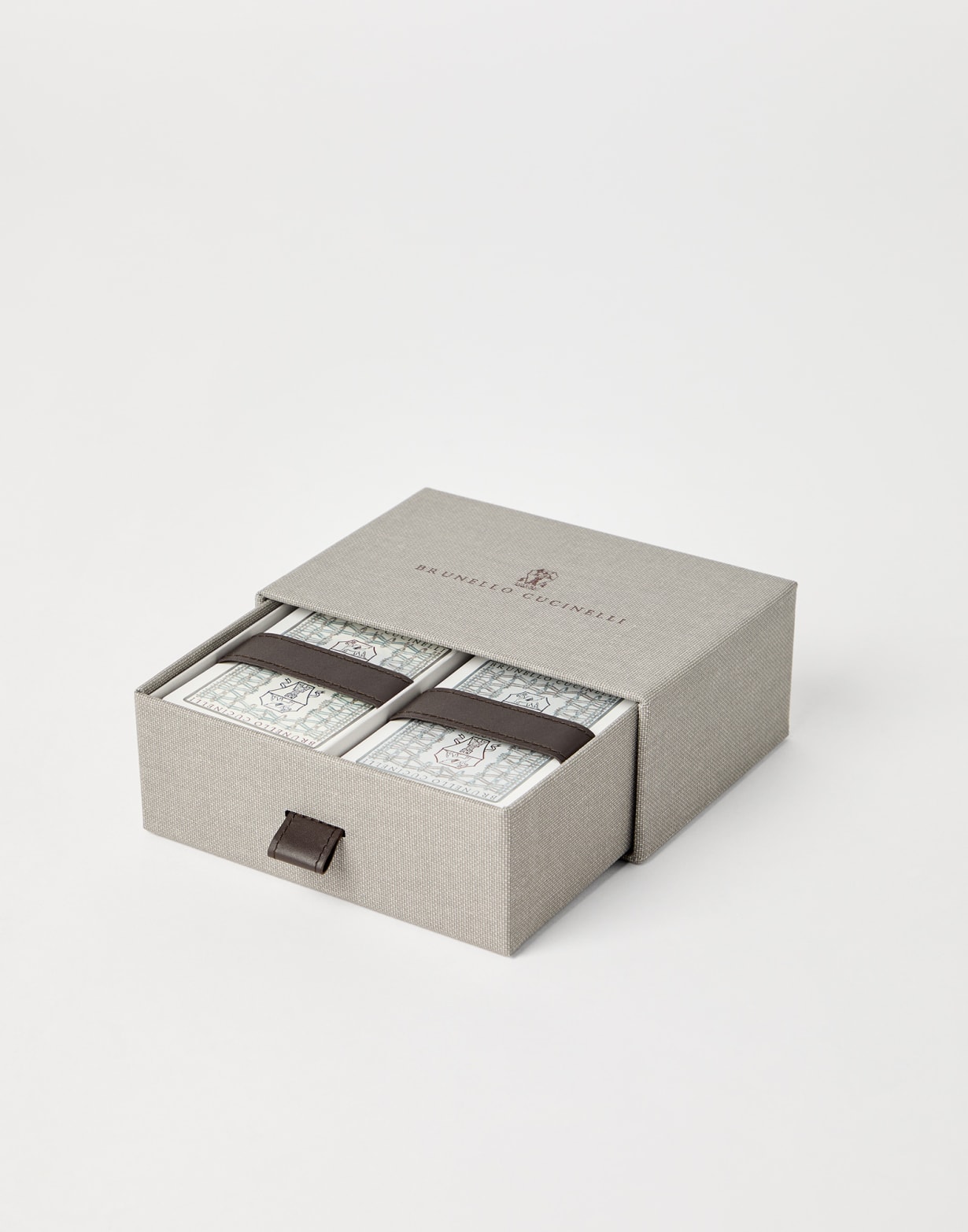 Set of playing cards Brown Lifestyle - Brunello Cucinelli