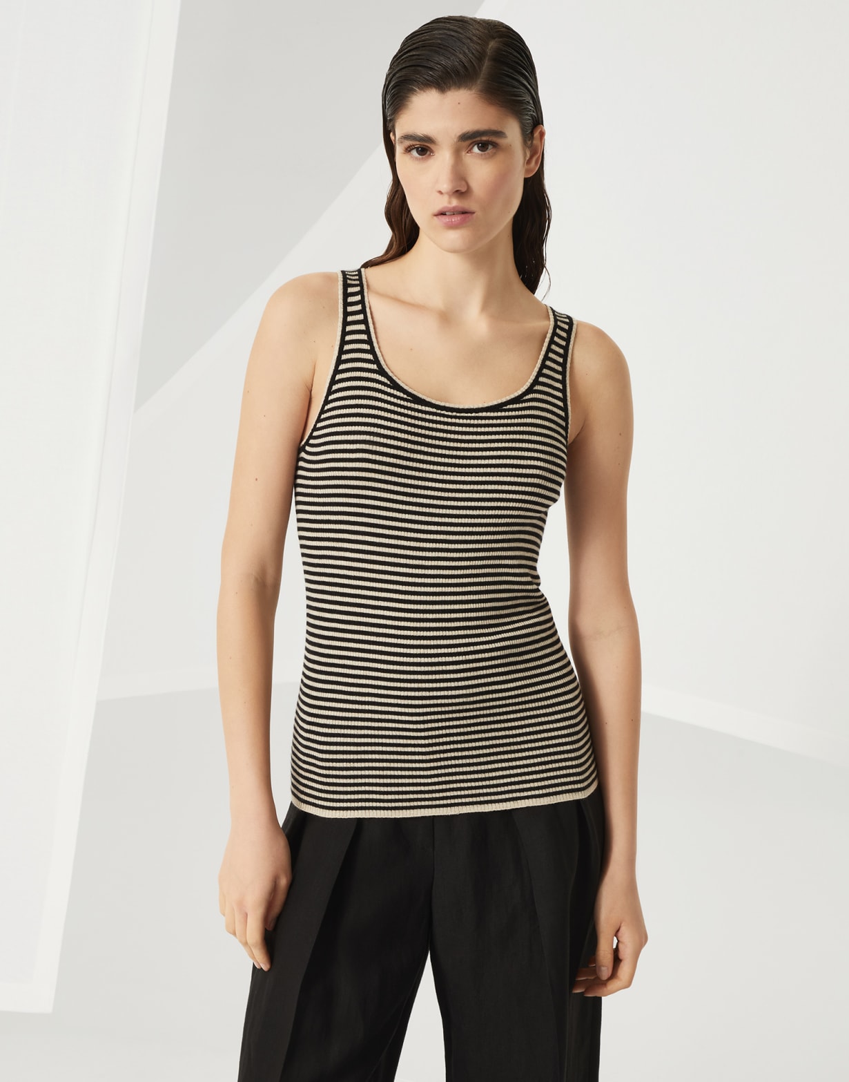 Lightweight knit top Black Woman - Brunello Cucinelli