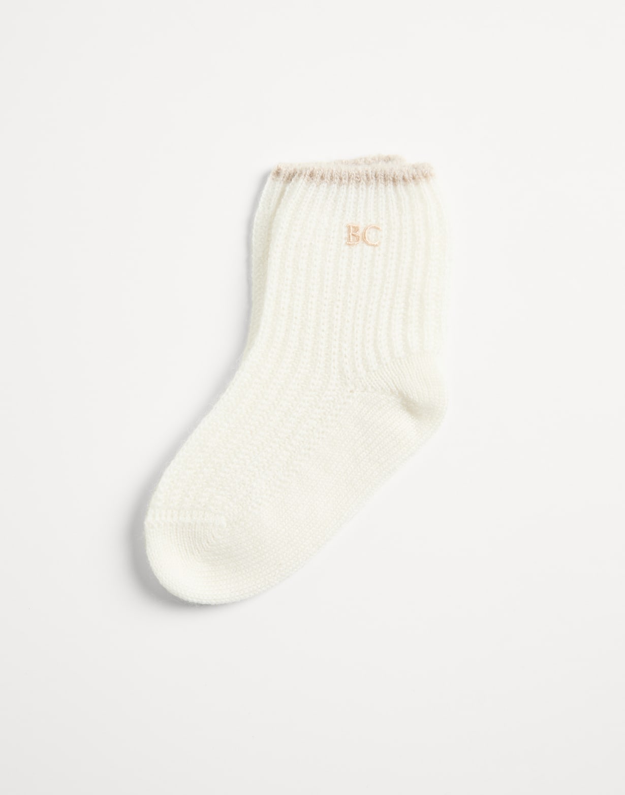 Bernie Baby socks Cool Beige Baby - Brunello Cucinelli