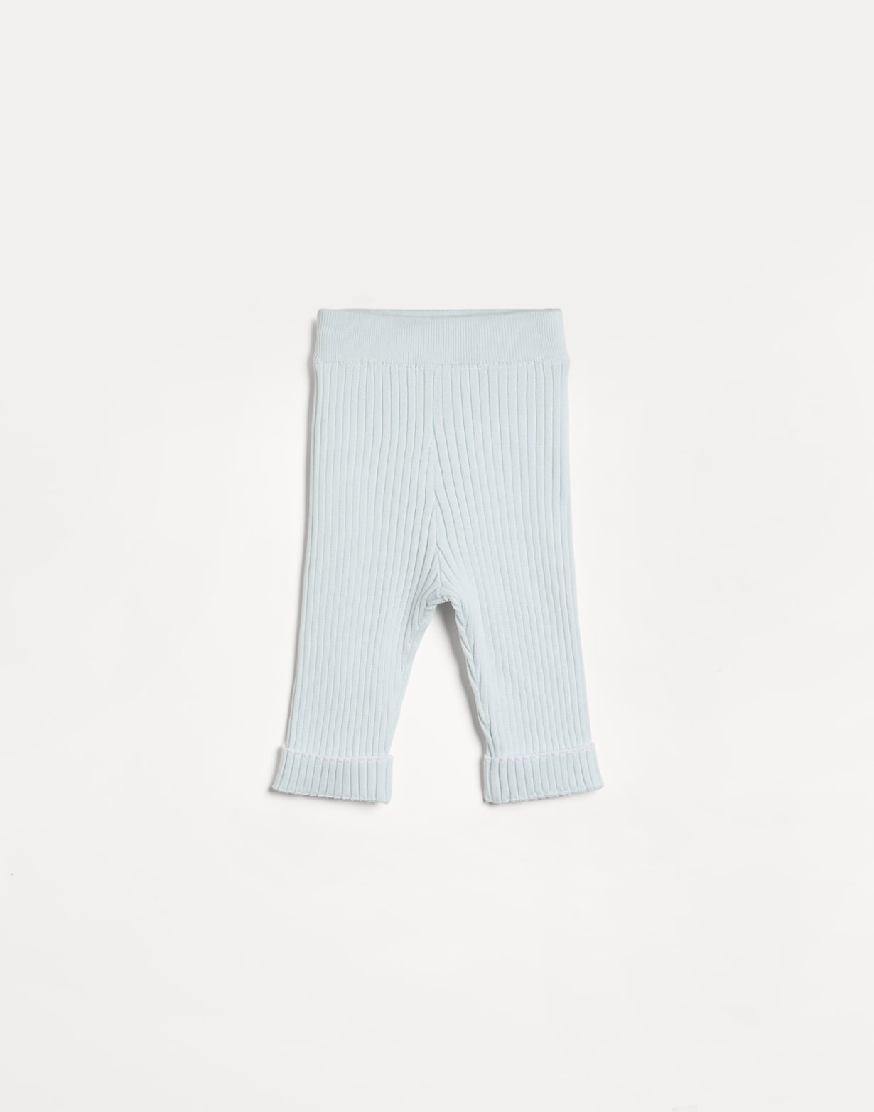 Bernie Baby ribbed trousers Sky Blue Baby - Brunello Cucinelli