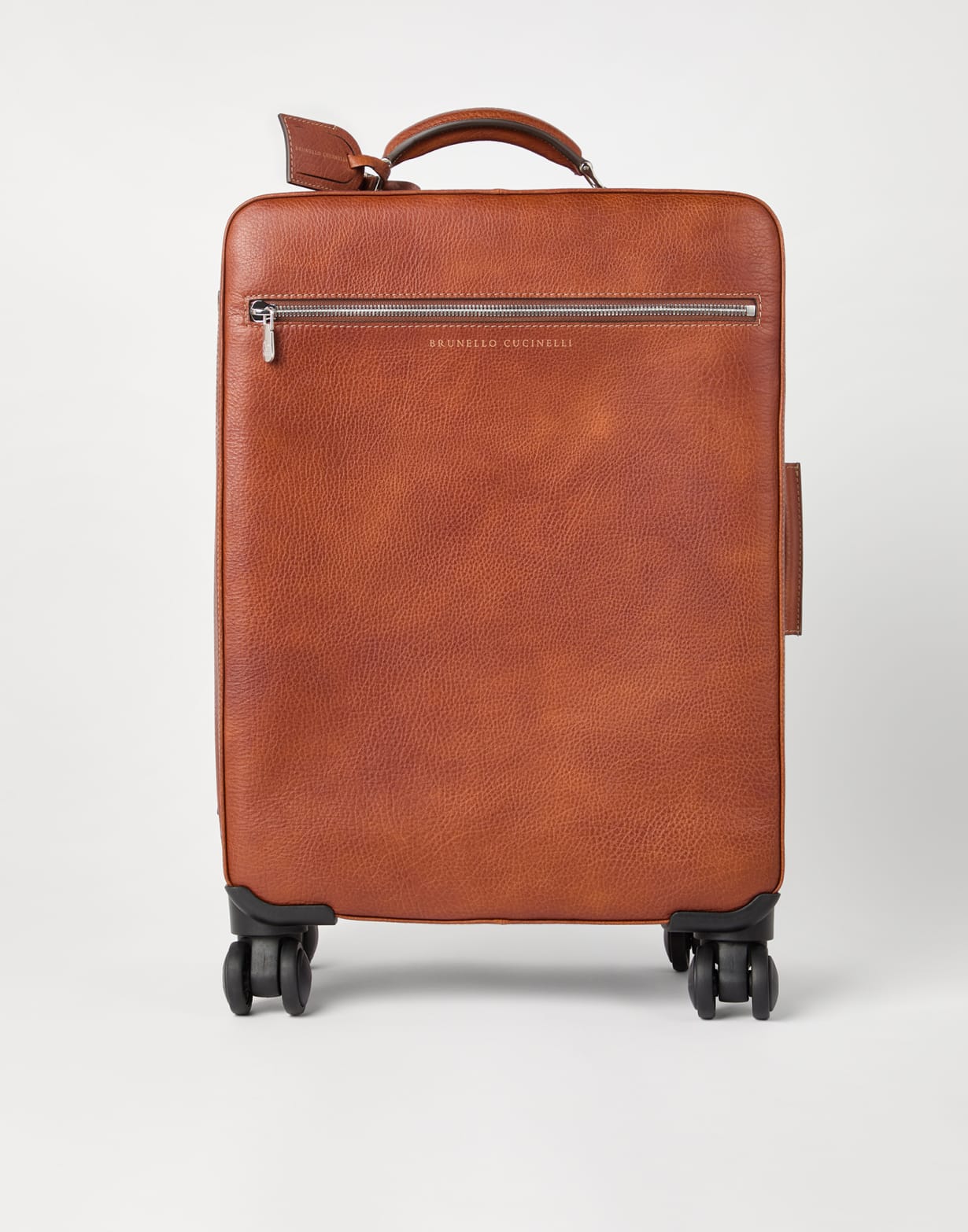 Grained calfskin trolley bag Copper Man - Brunello Cucinelli
