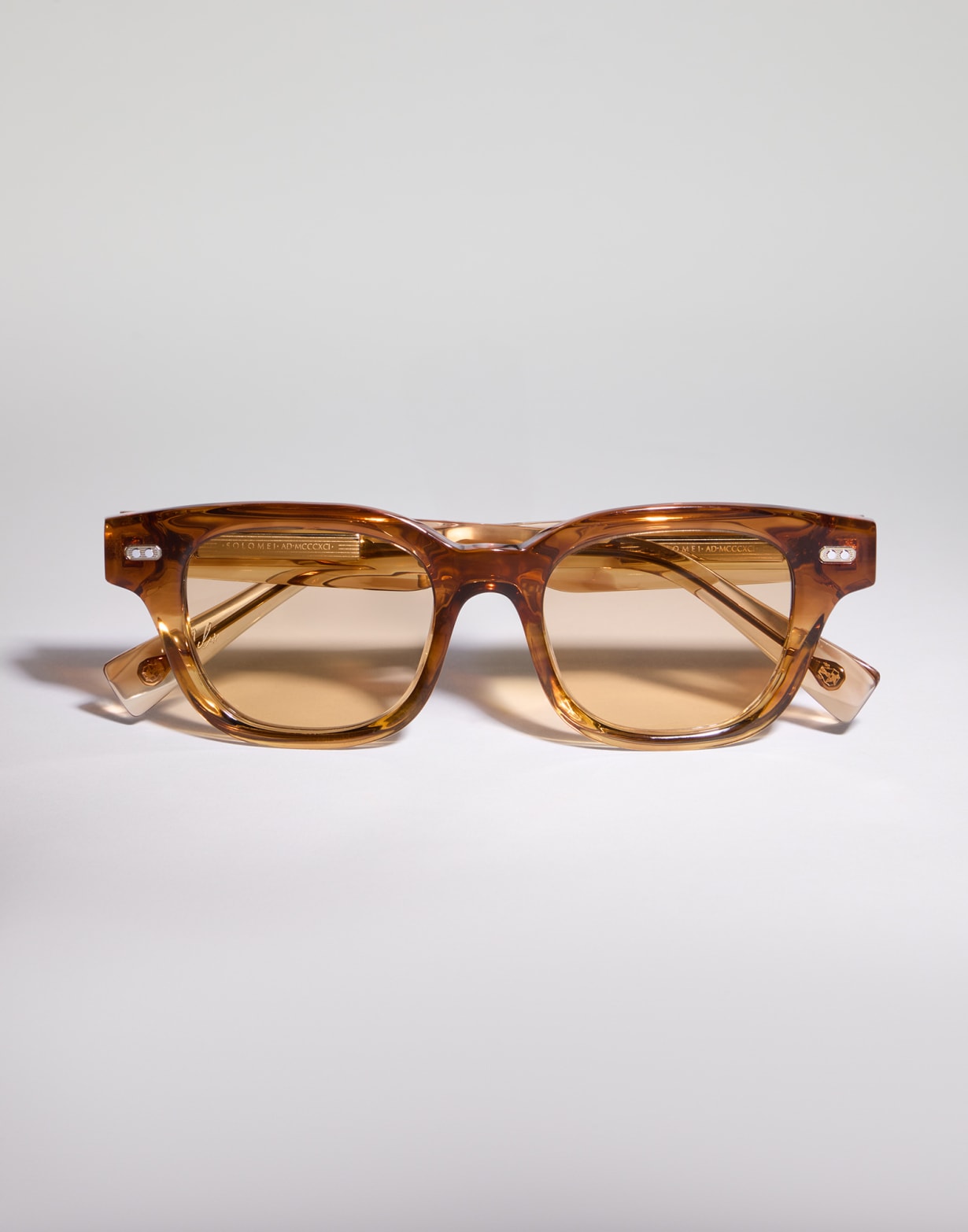 Miles 18k gold-plated frame Amber Eyewear - Brunello Cucinelli