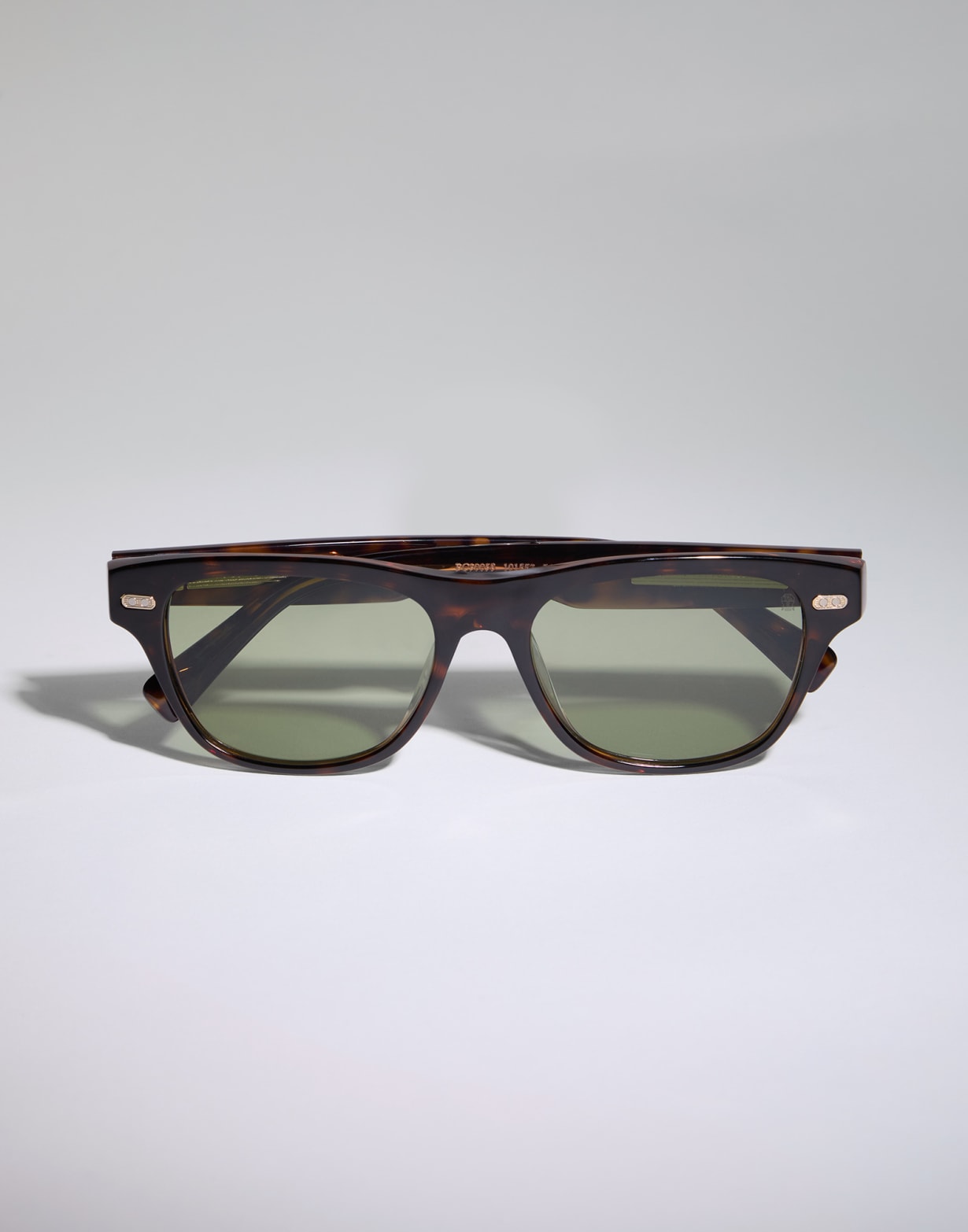Rectangular acetate sunglasses Mahogany Havana Eyewear - Brunello Cucinelli