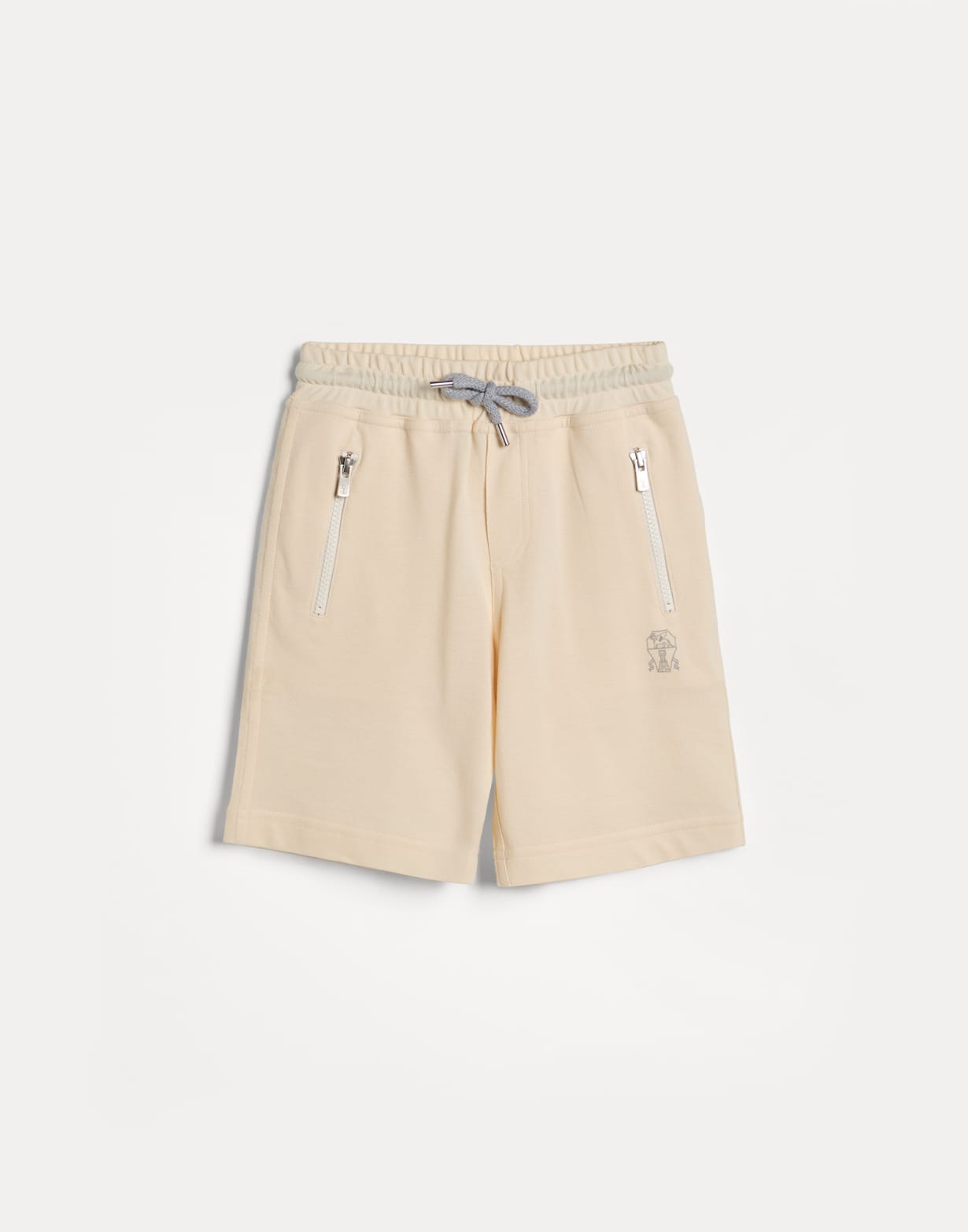 Bermudas en piqué de algodón Jengibre Niño - Brunello Cucinelli