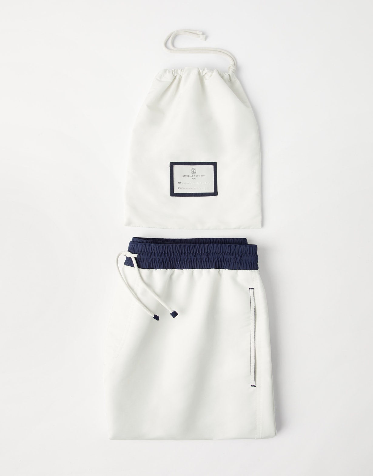 Swimsuit with print Panama Man - Brunello Cucinelli