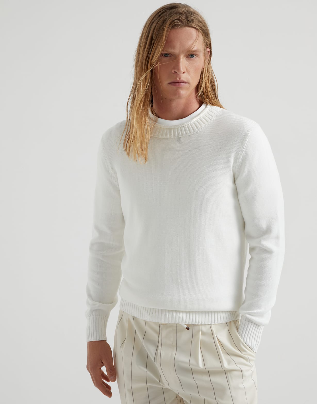 Cotton sweater Panama Man - Brunello Cucinelli