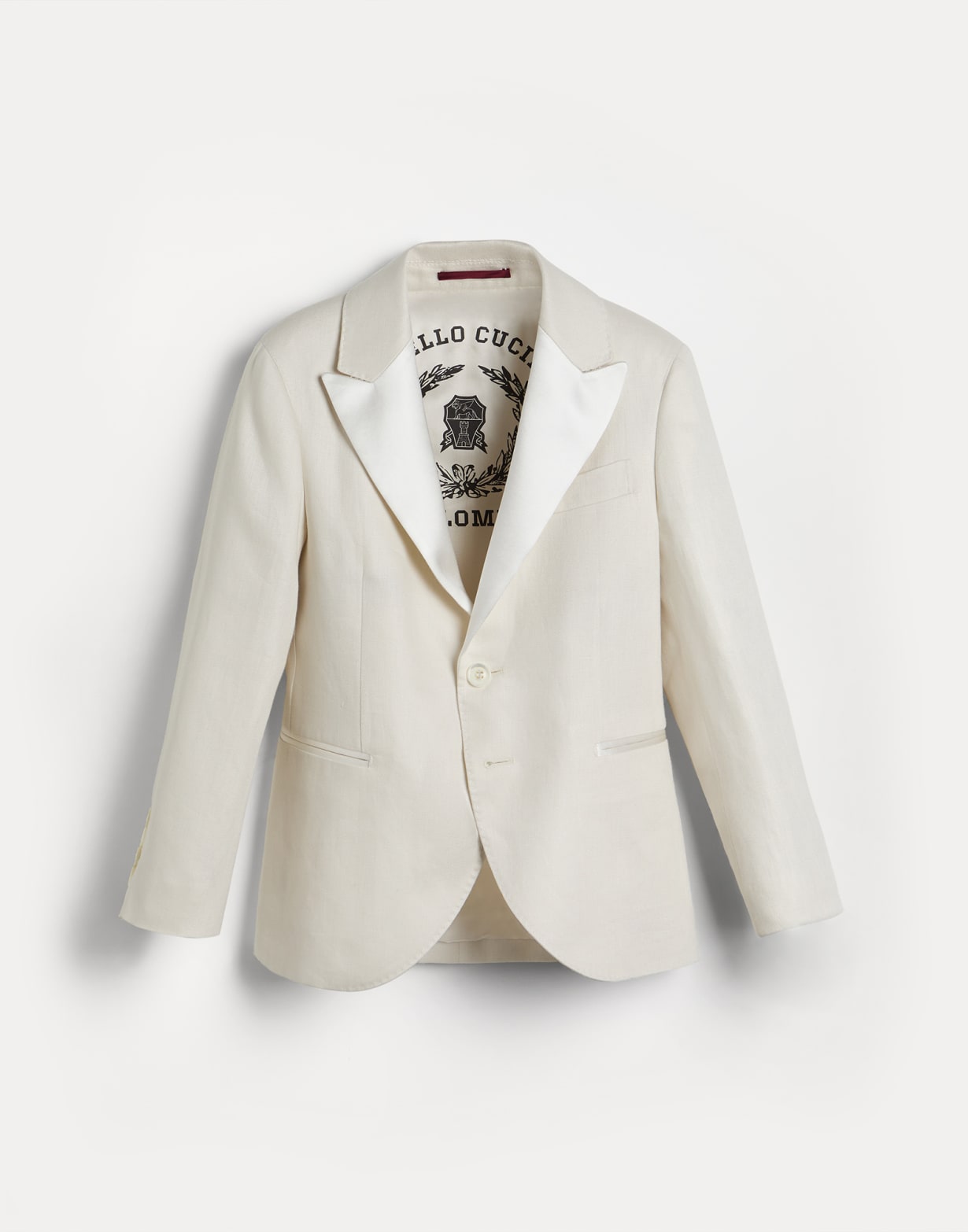 Tuxedo jacket White Boys - Brunello Cucinelli