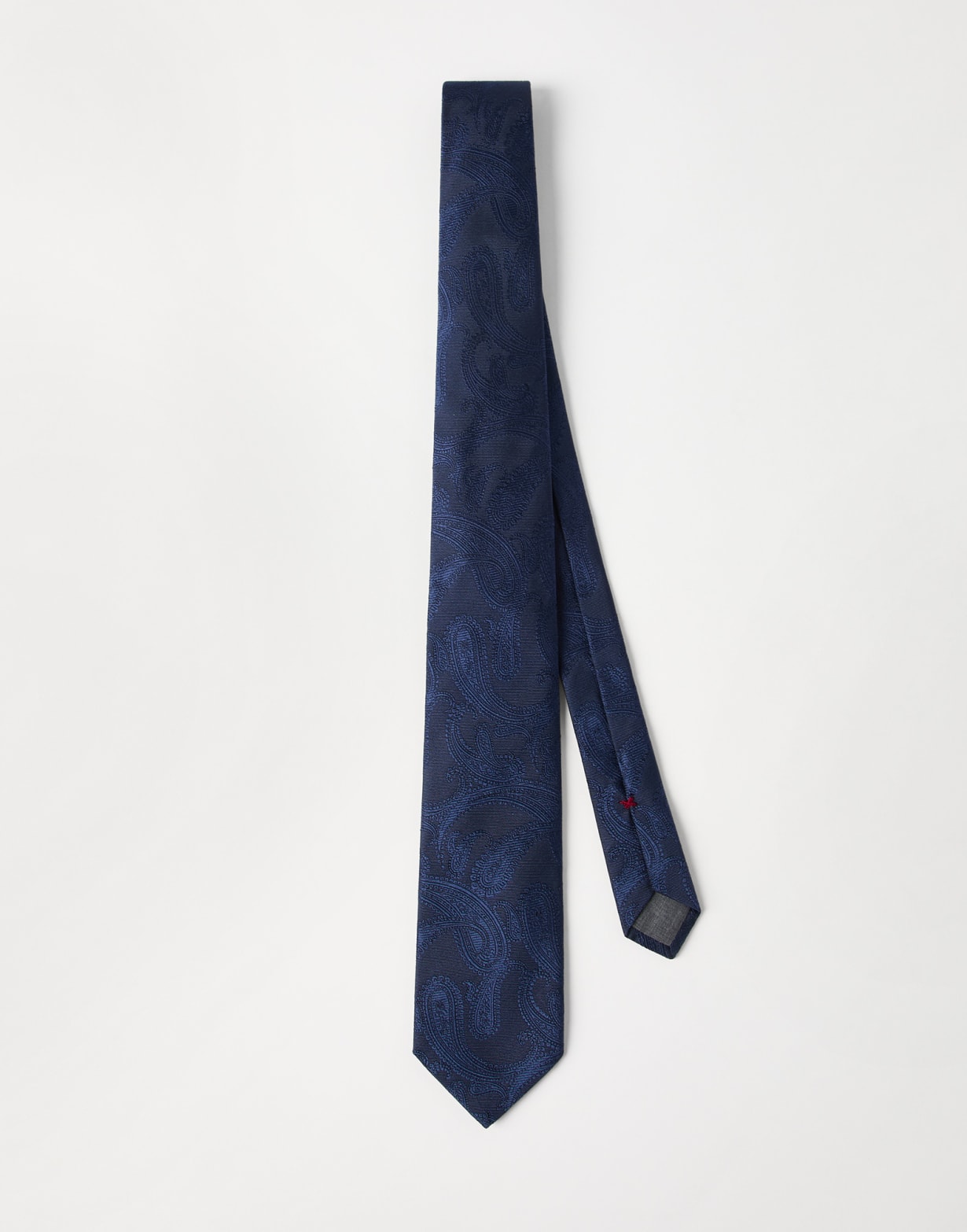 Silk tie with pattern Sapphire Man - Brunello Cucinelli