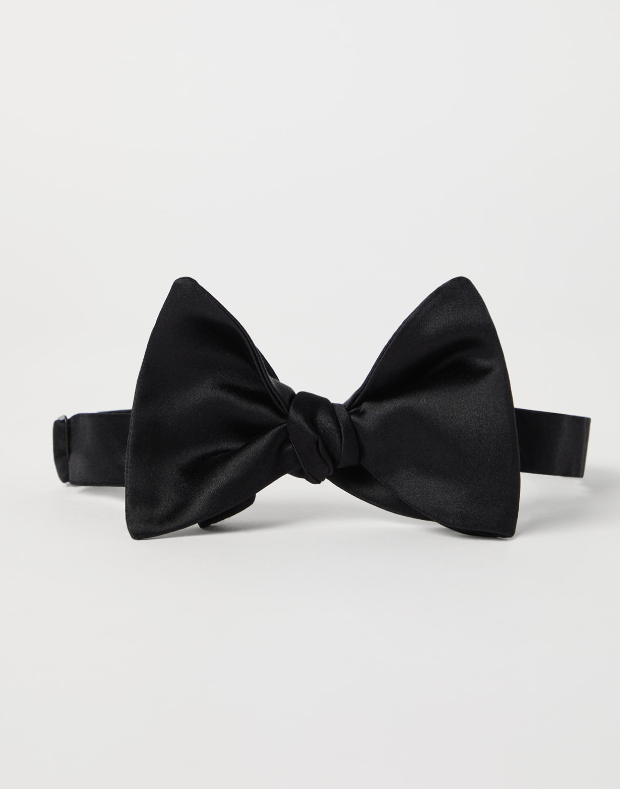 Satin bowtie Black Man - Brunello Cucinelli