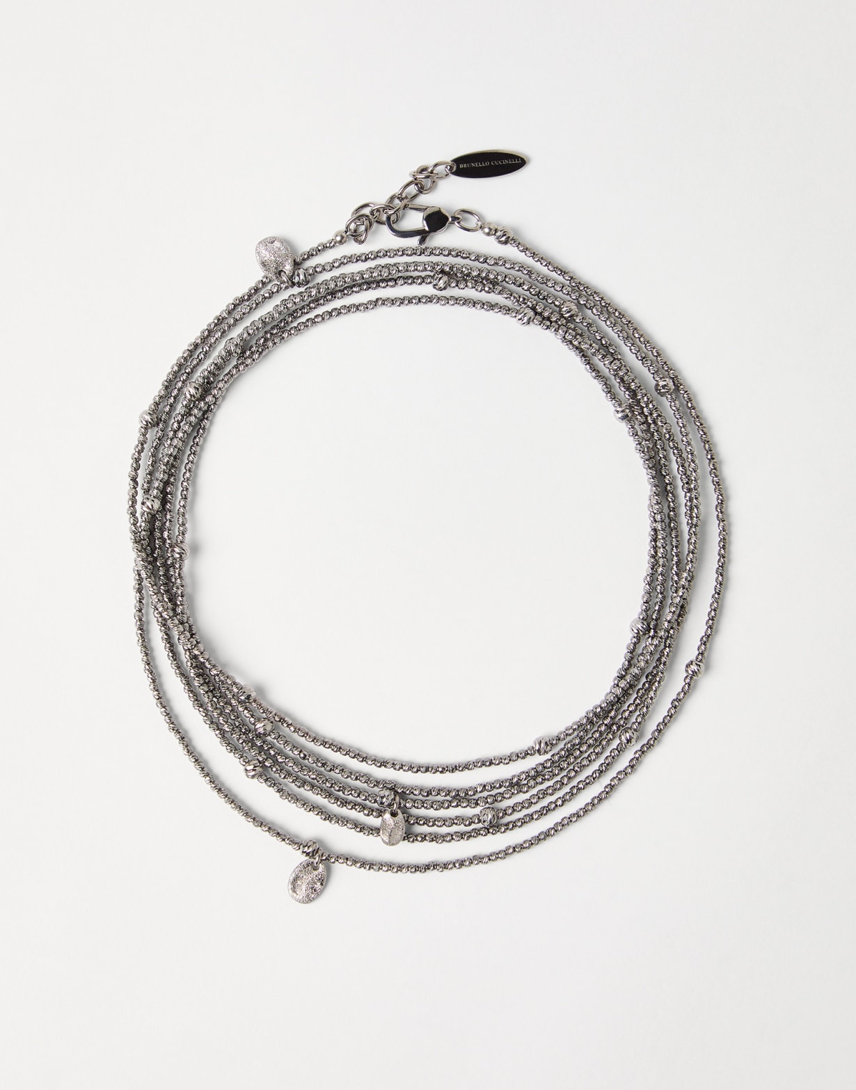 Wrap Bracelet Silver Woman - Brunello Cucinelli