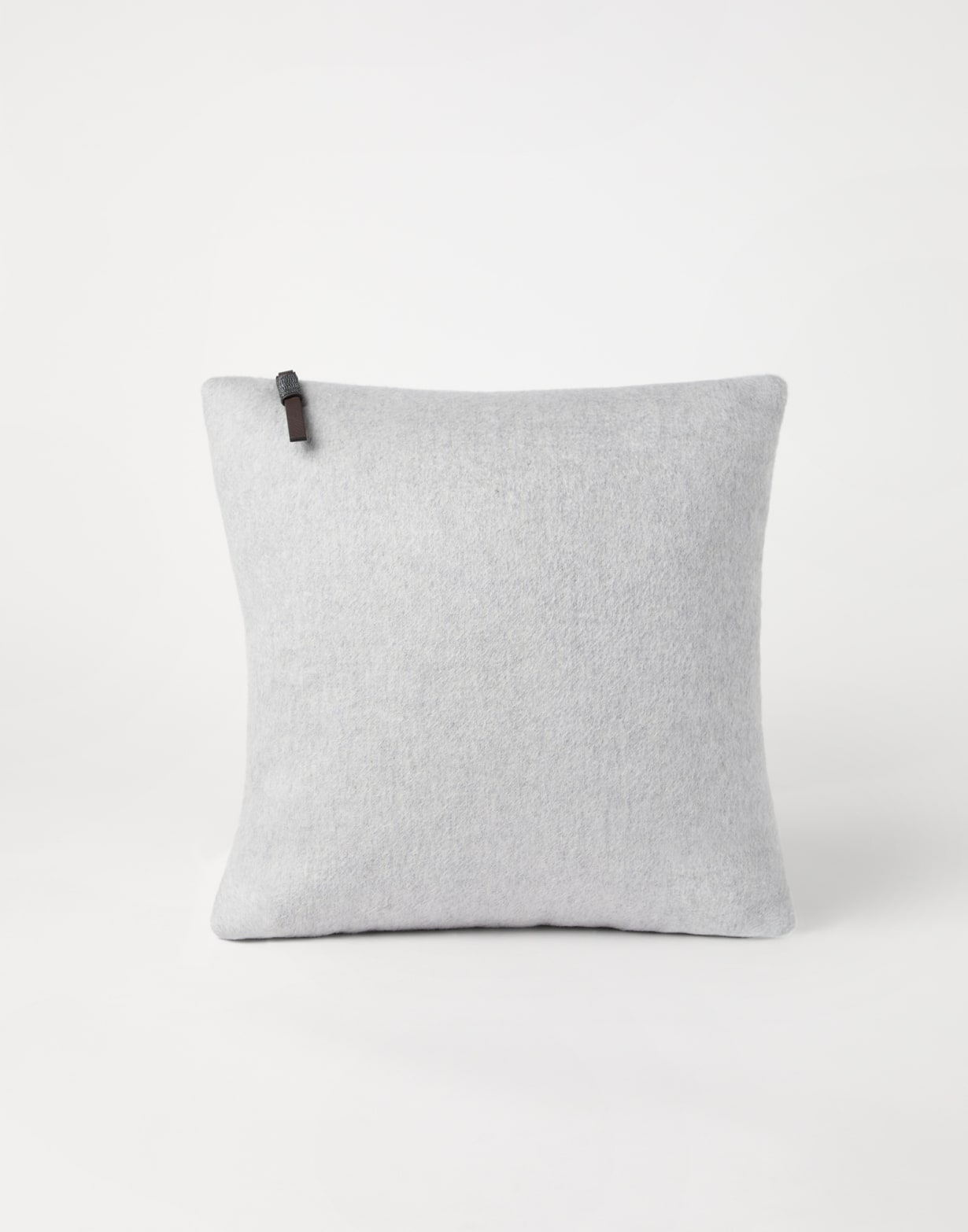 羊绒呢靠枕 浅灰 生活风格 - Brunello Cucinelli