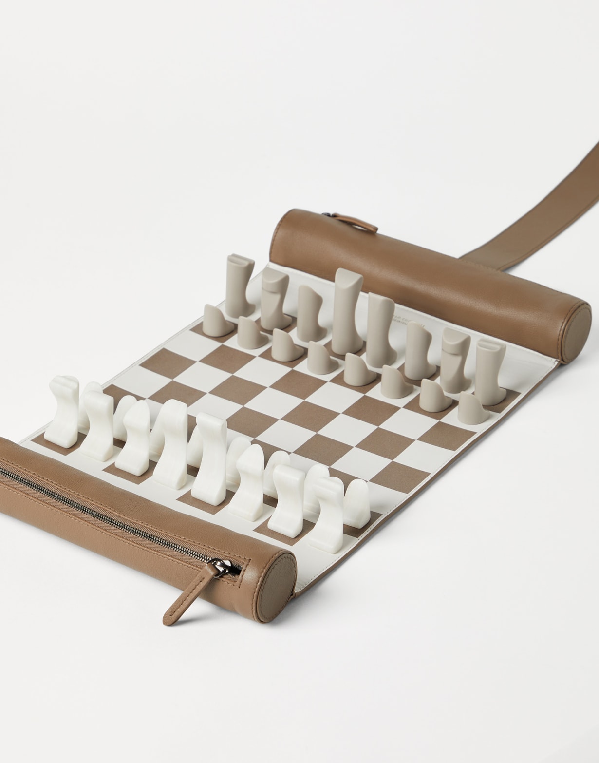 Portable chess set Milk Lifestyle - Brunello Cucinelli