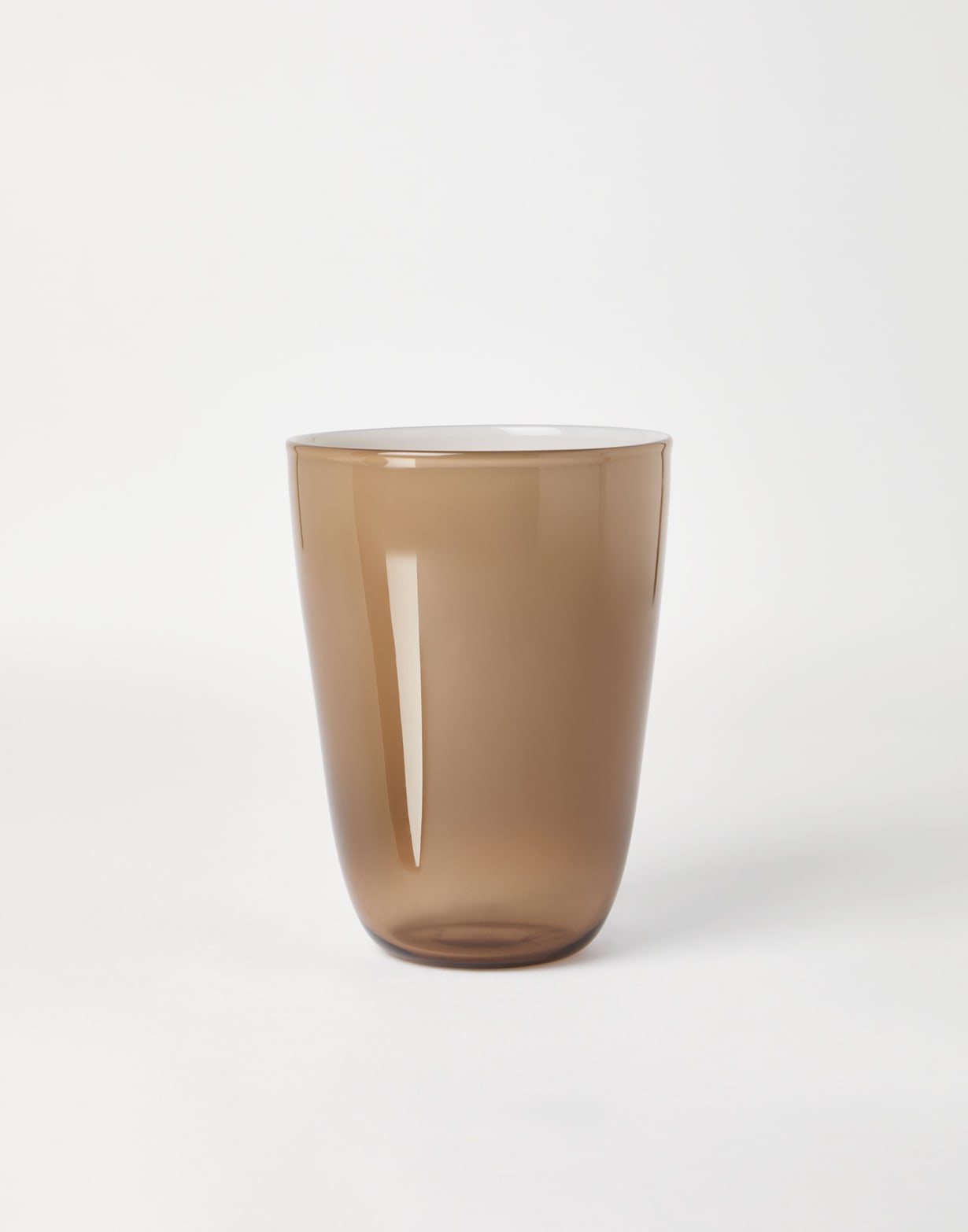 Vase aus Muranoglas mit Schattierungen Braun Lifestyle - Brunello Cucinelli