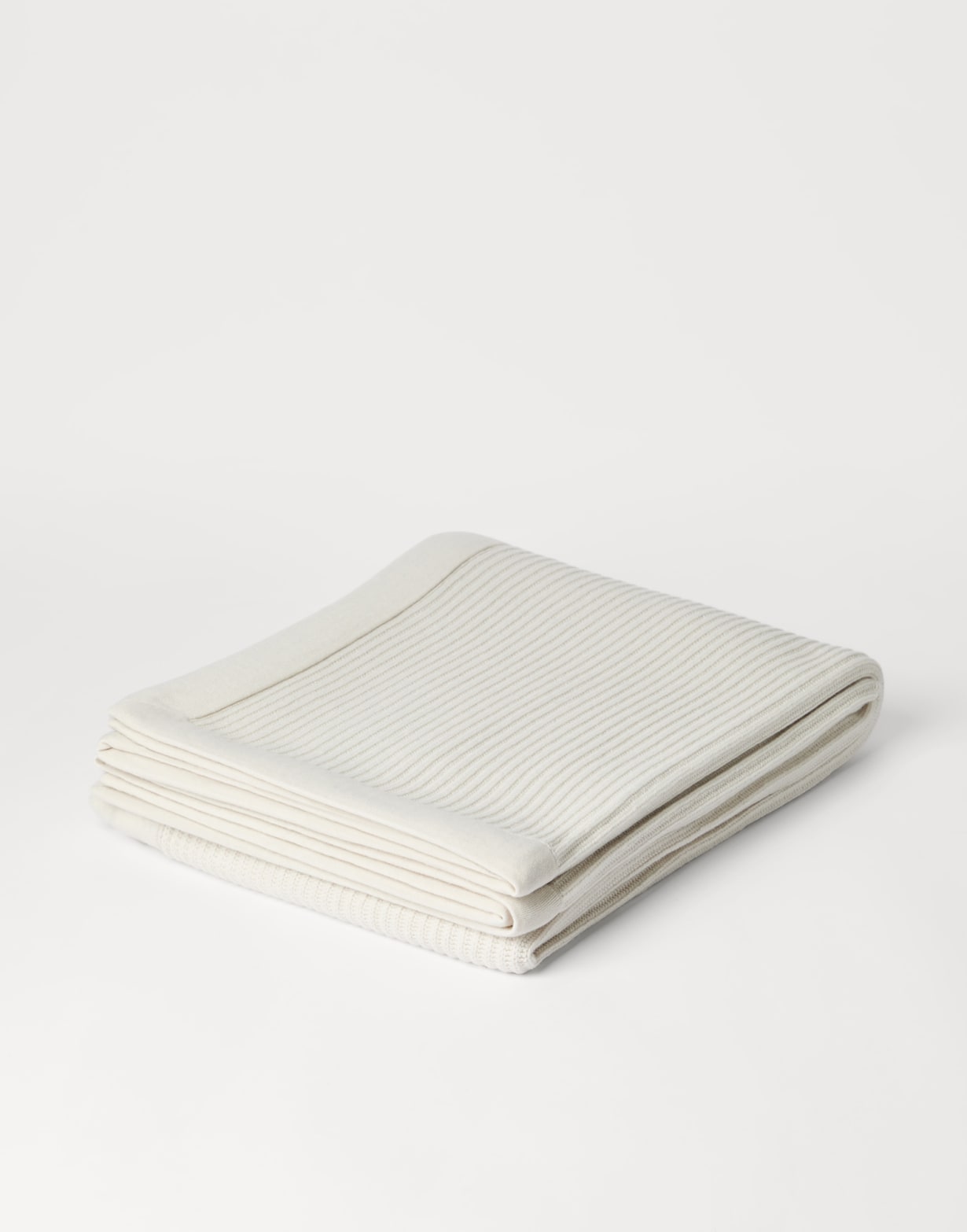 Cashmere throw White Lifestyle - Brunello Cucinelli