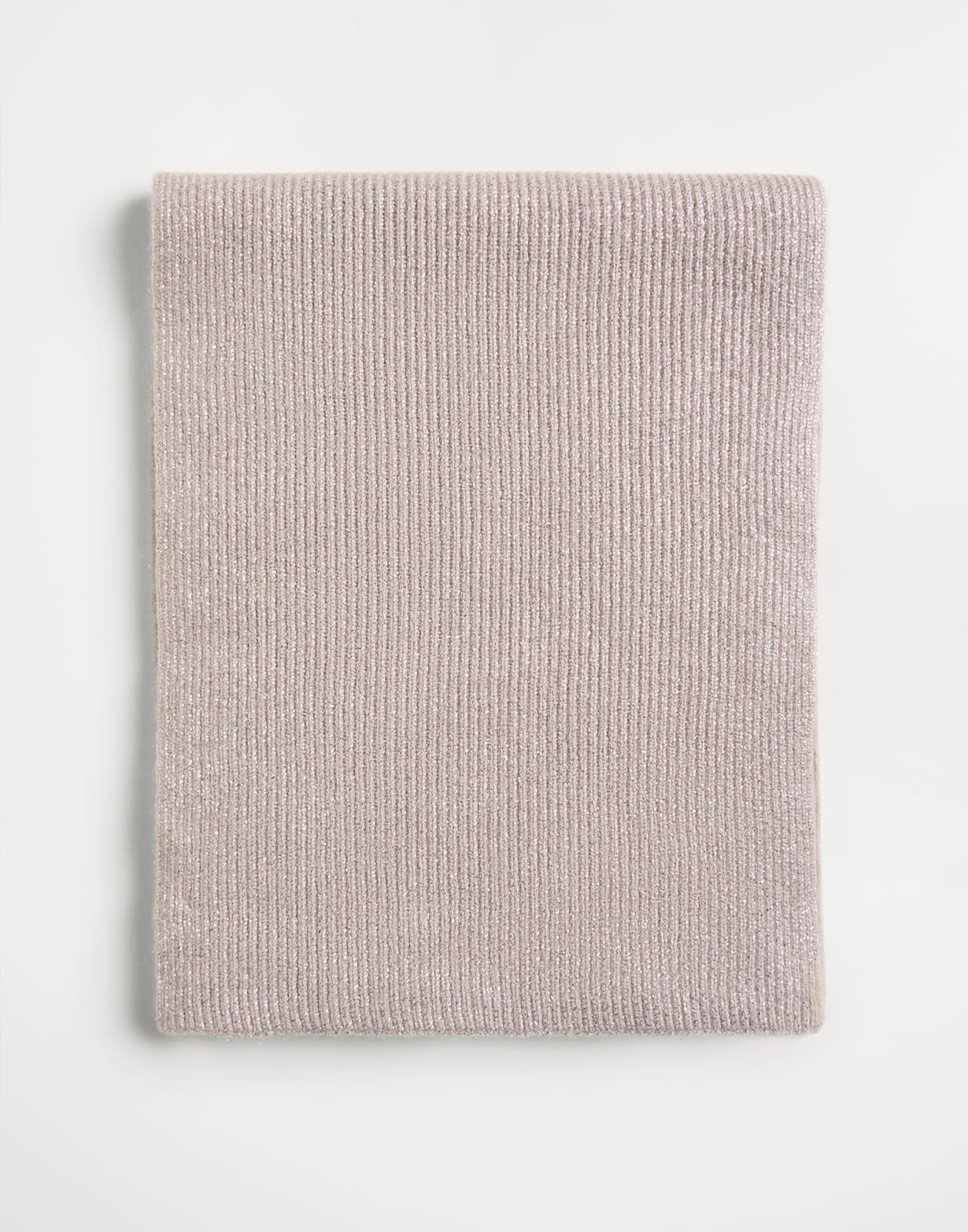 双层针织围巾 粉红色 女童 - Brunello Cucinelli