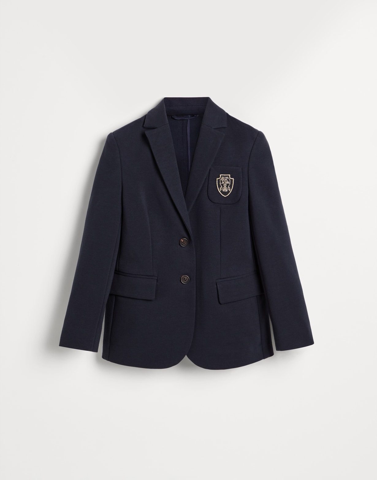 Equestrian blazer Blue Girls - Brunello Cucinelli