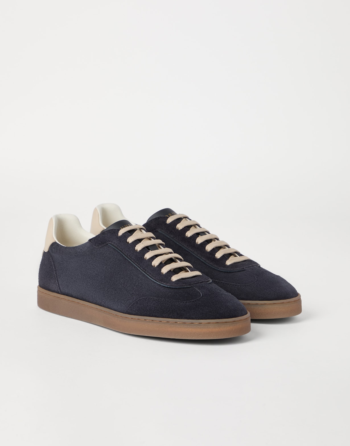 Suede sneakers Blue Man - Brunello Cucinelli