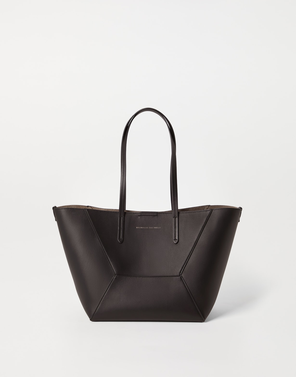 BC Duo 小牛皮小号购物包 松果布朗色 女款 - Brunello Cucinelli