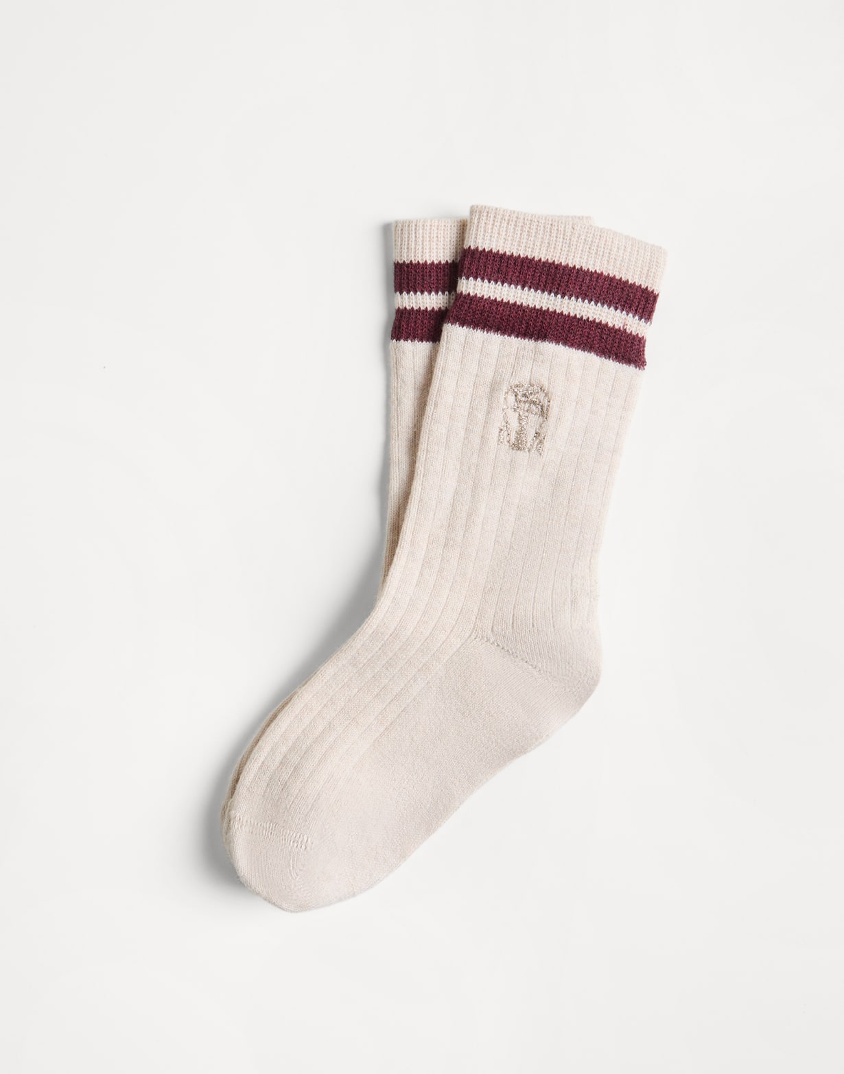 Knit socks Beige Girls - Brunello Cucinelli