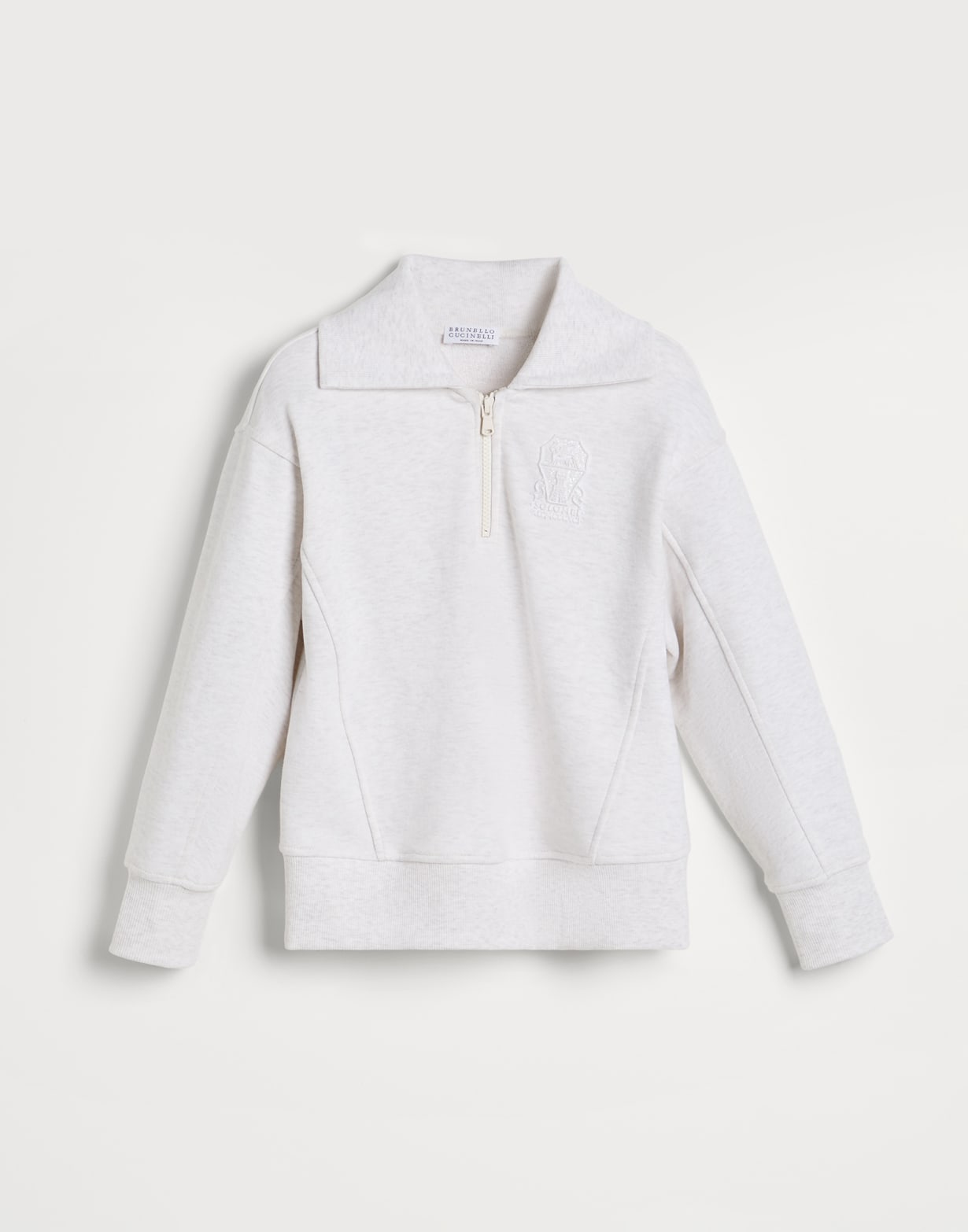 徽标上衣 白色 女童 - Brunello Cucinelli