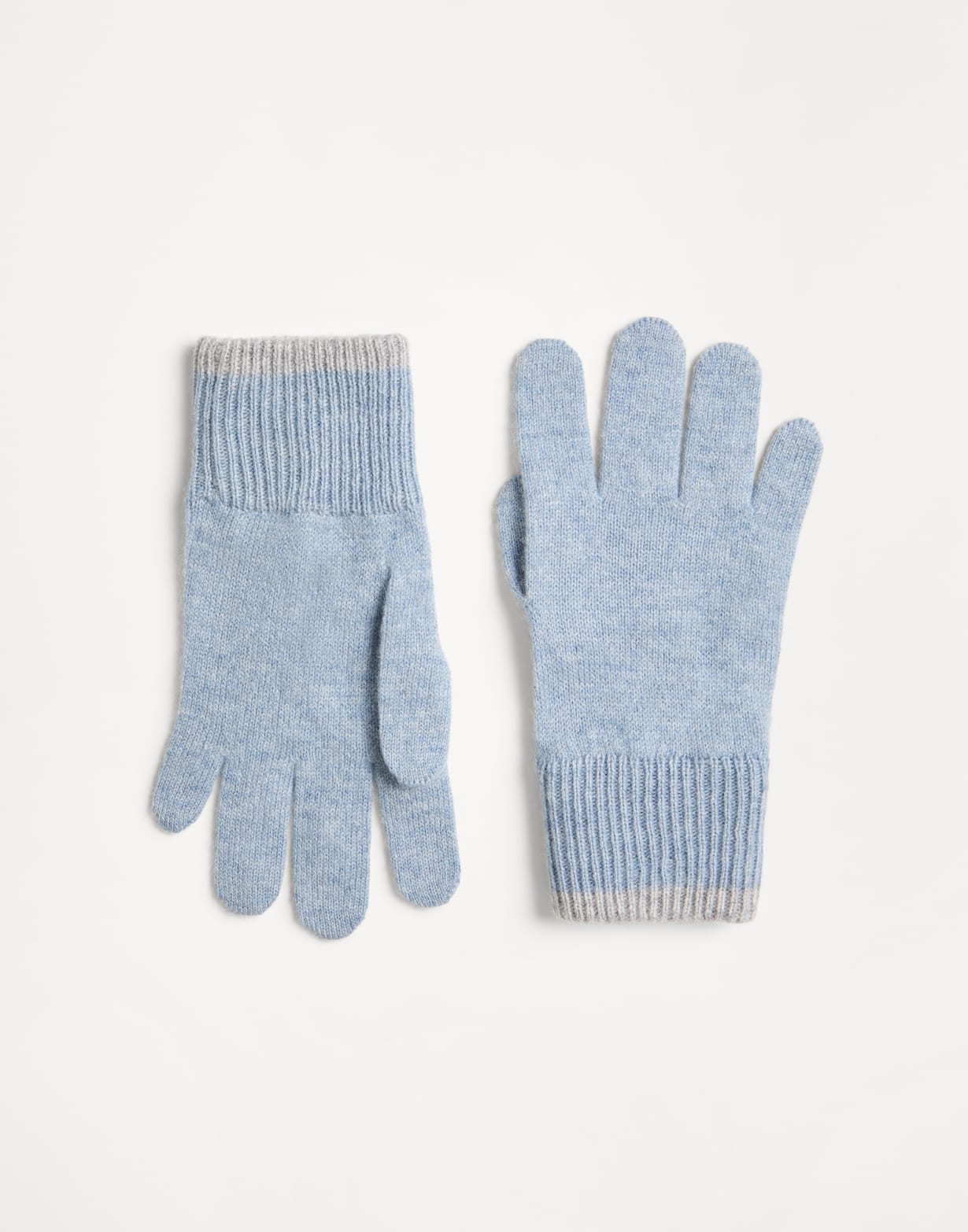 Cashmere gloves Sky Blue Boys - Brunello Cucinelli