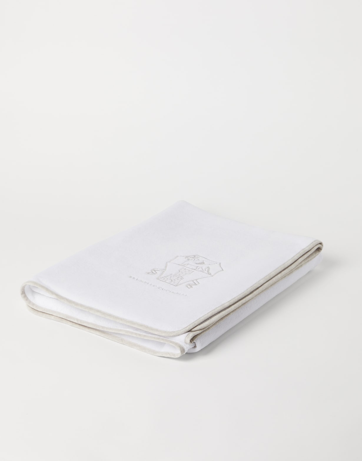 毛巾质地布料 白色 生活风格 - Brunello Cucinelli