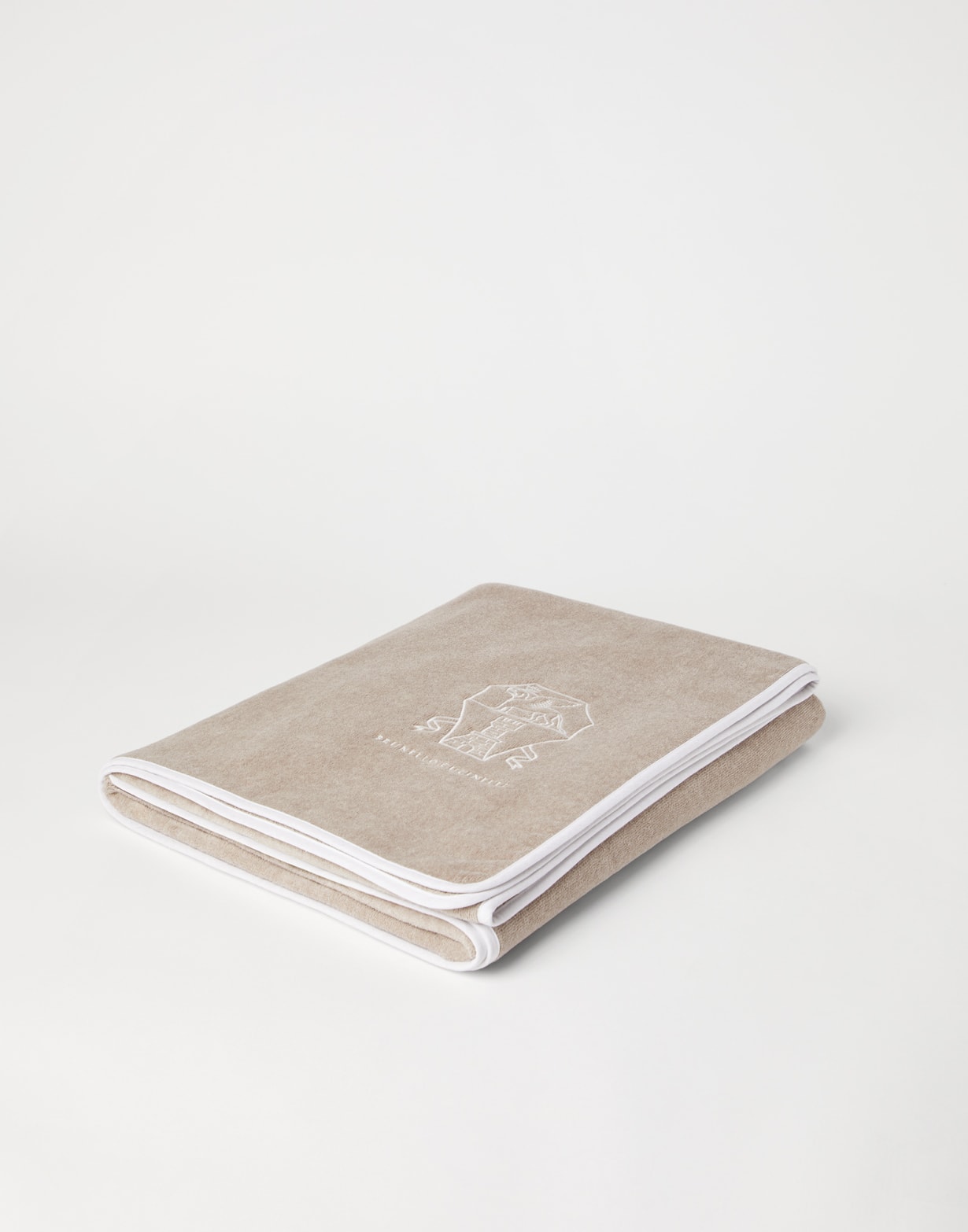 Terrycloth towel Beige Lifestyle - Brunello Cucinelli